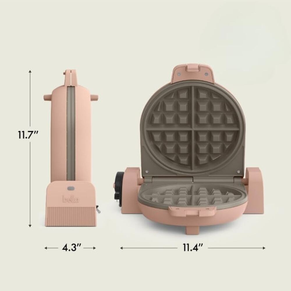 bella Flip-n-Store Waffle Maker with Ceramic Nonstick Coating | NEW - Picture 3 of 5